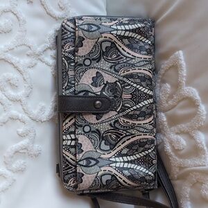 Sakroots Large Smartphone Crossbody Travel Bag 🩶NWOT